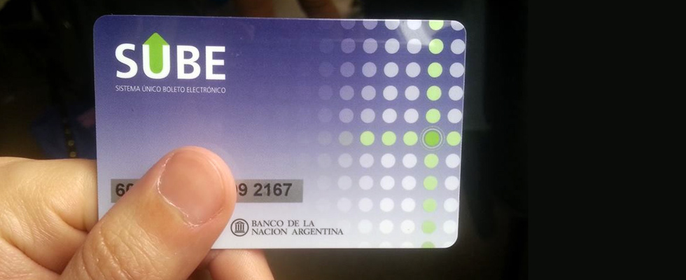 SUBE card