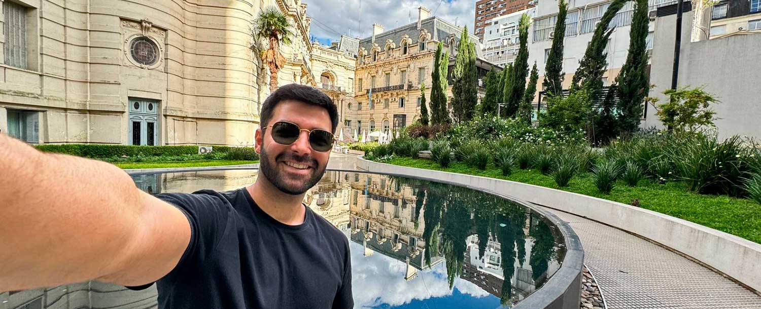 Selfie en el Palacio Paz - Círculo Militar