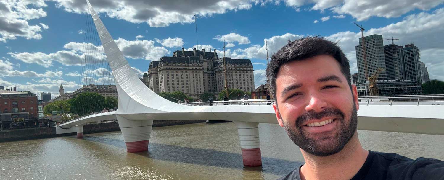 Selfie en el Puente de la Mujer