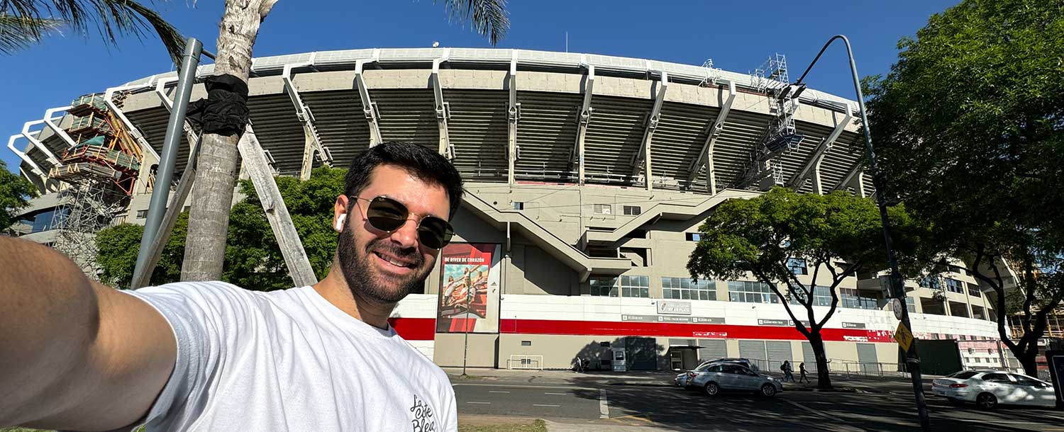 Selfie en Estadio Monumental y Museo River