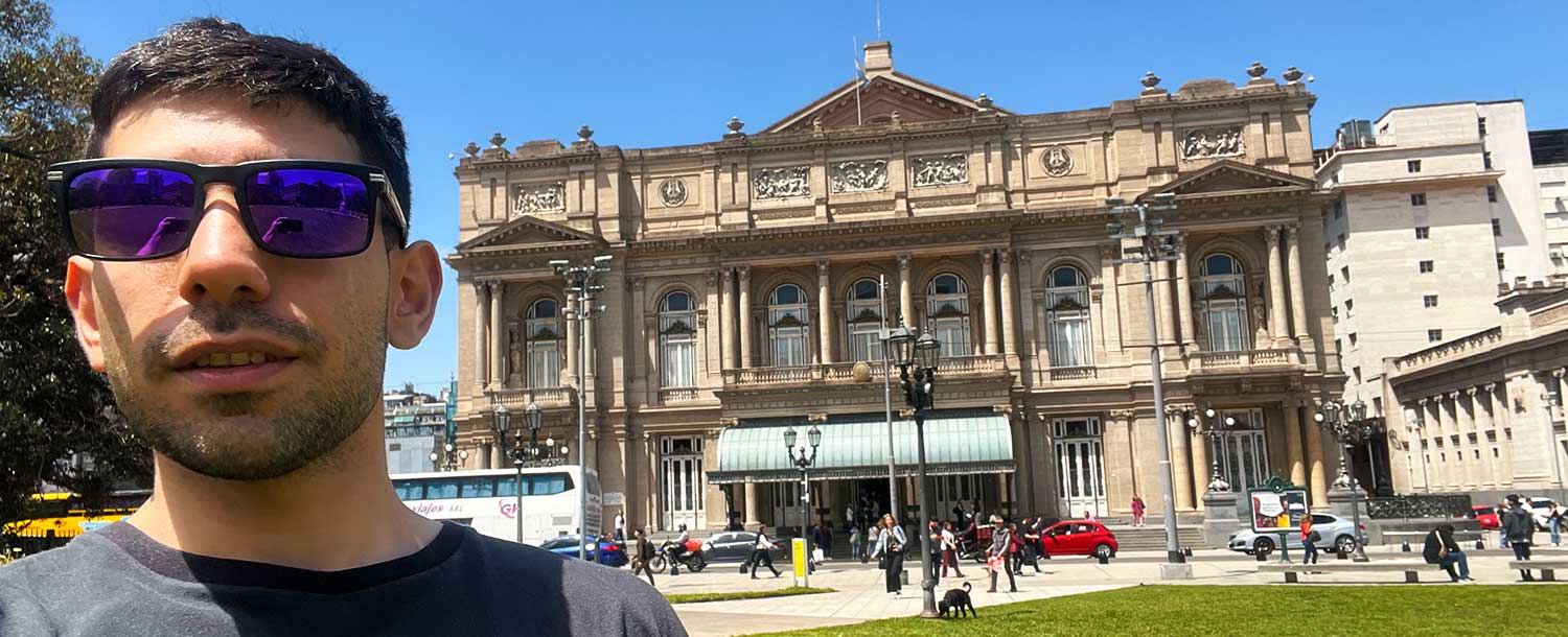 Selfie con el Teatro Colón